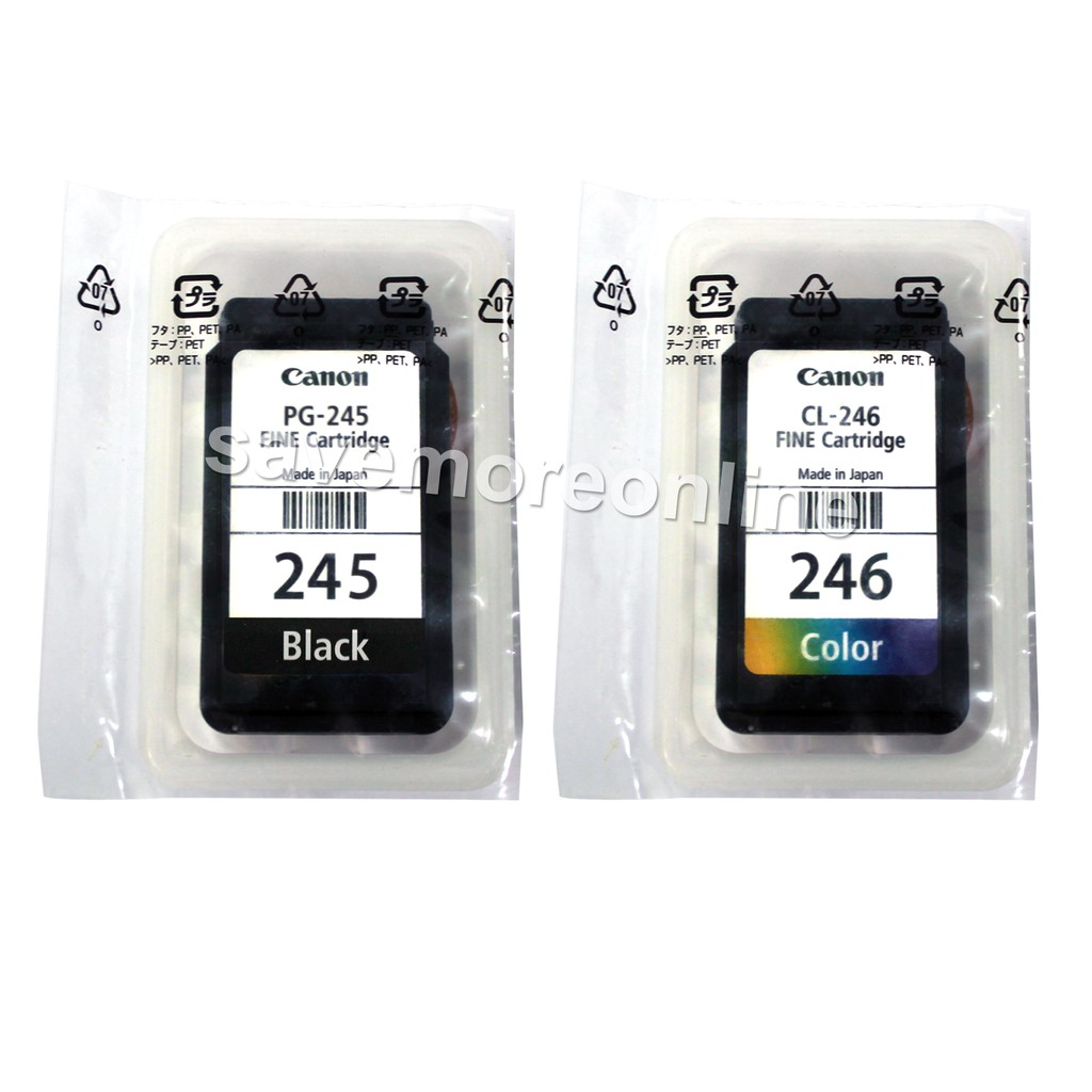 Genuine Canon 245 246 black/color Ink Cartridges for MG2922 MX490 MX492 Printer