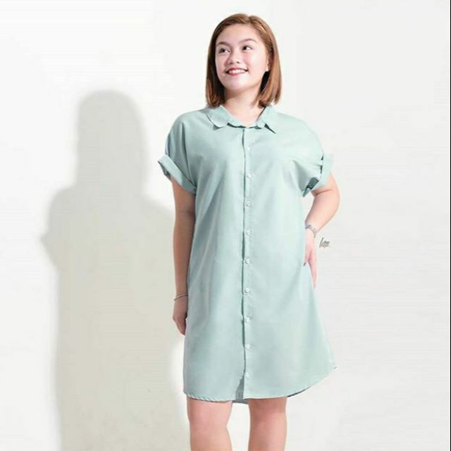 button down polo dress