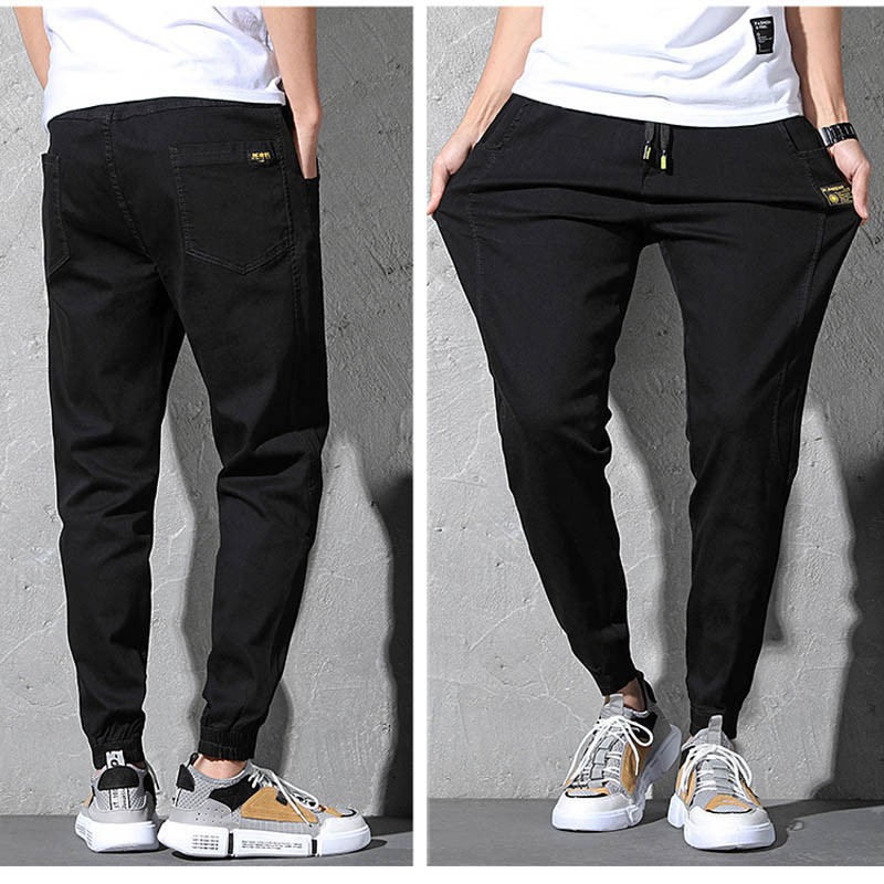 grey jogger jeans