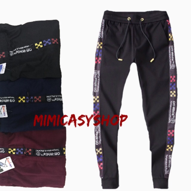 off white brand joggers