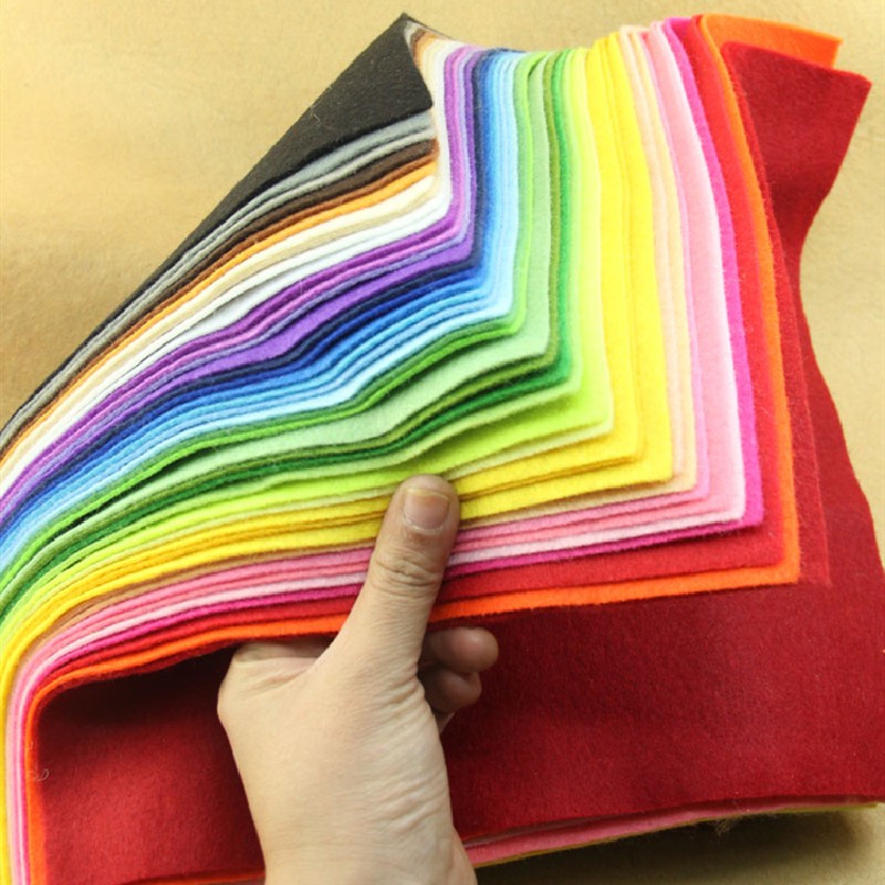 fluffy soft Nonwoven fabric wool felt fabric handwork DIY material 1