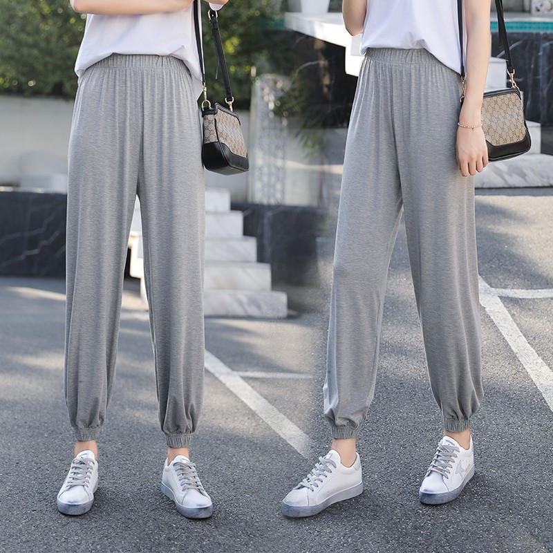 elastic waistband sweatpants
