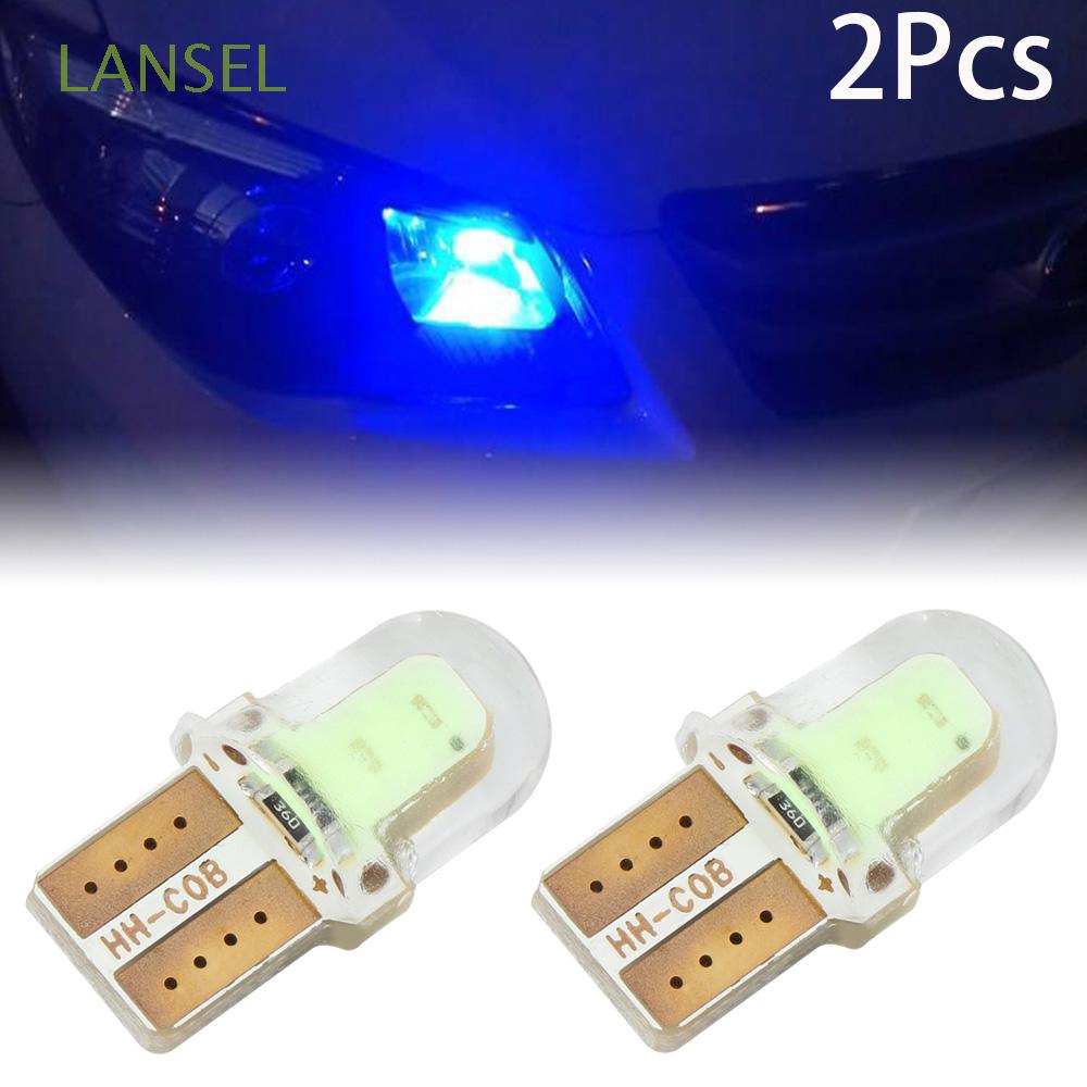 2pcs Auto Ice Blue Interior Cob 12v Car Led Light