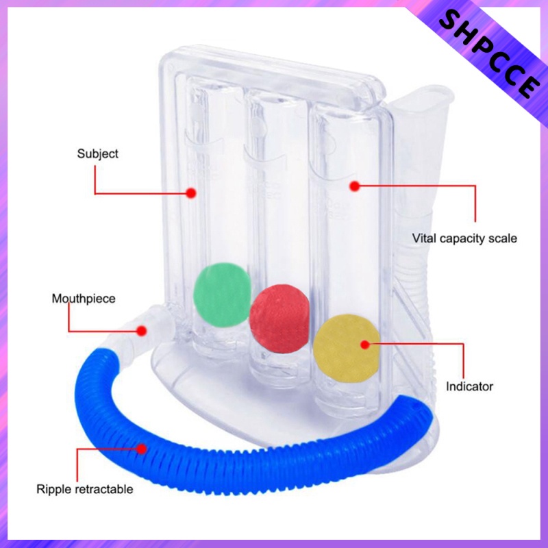 Deep Breathing Exerciser, Lung Exerciser Inspirometer Inhalation ...