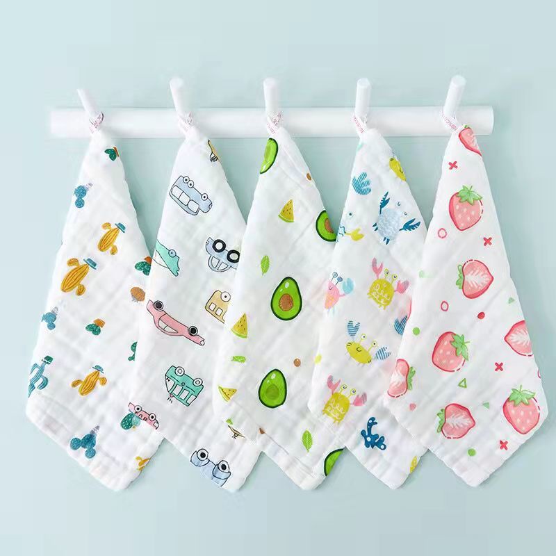 Muslin Soft Baby Boy Washcloths and Absorbent Burp Cloths for Your Baby