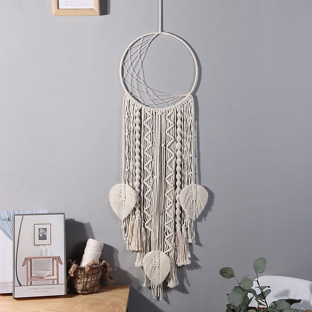 Tree of Life Moon Macrame Wall Hanging