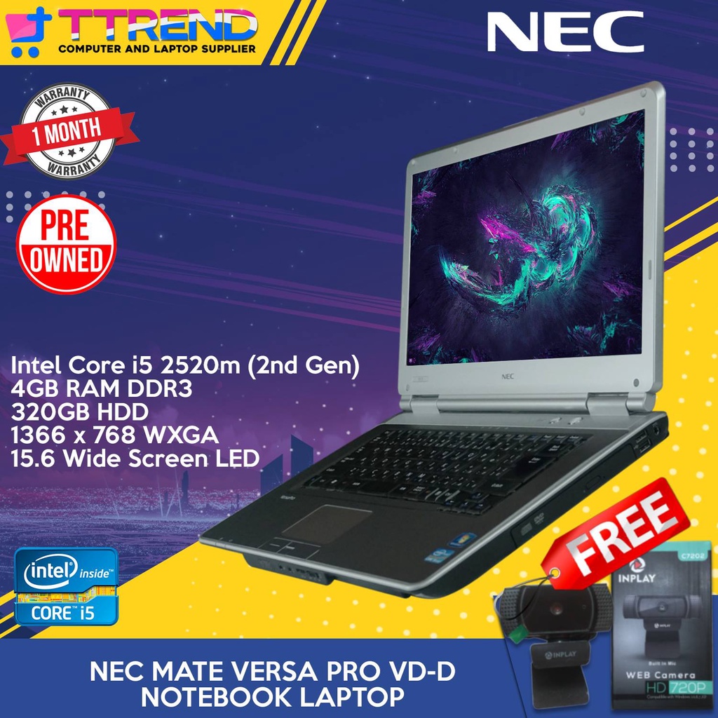 絶品 Nec Versapro I5 4gb 250gb Win10 Vd E ノートpc Alrc Asia