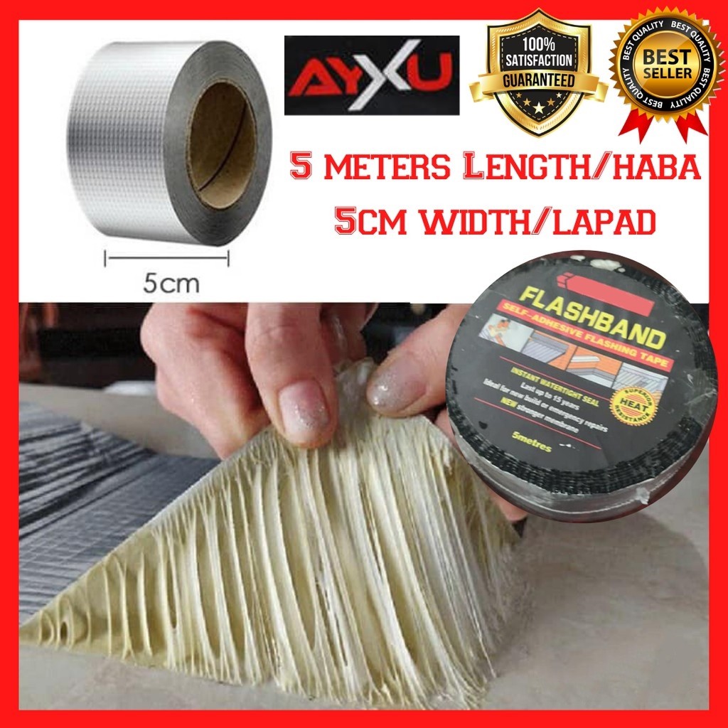 Original 5M Flashband Tape Self Adhesive For Roof And Leak Repair