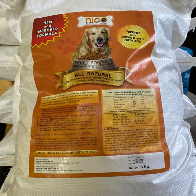 Nico Dog Food 1kg repacked Shopee Philippines