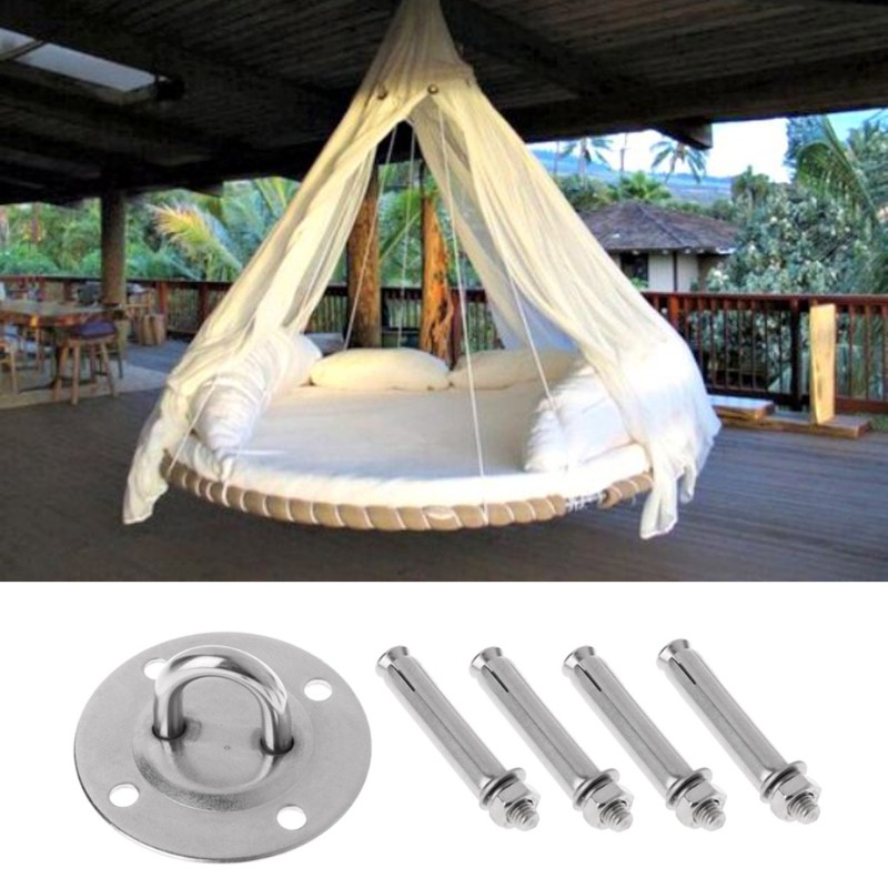 Hammock Wall Mount Anchor Hooks Heavy Duty Aerial Yoga Ceiling Swing Hanging Kit