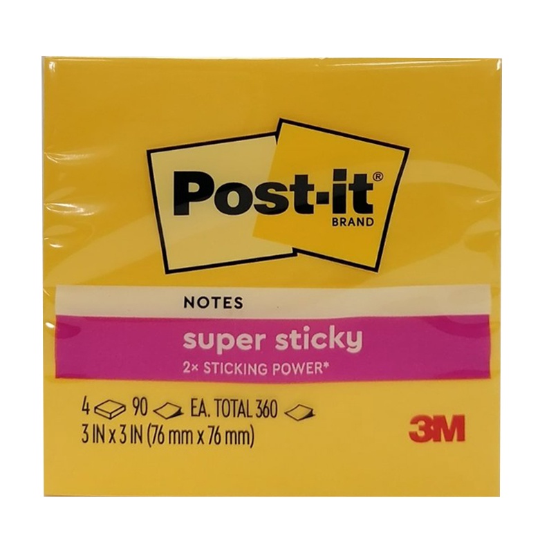 3M Post-it Super Sticky Notes 3inX3in | Shopee Philippines