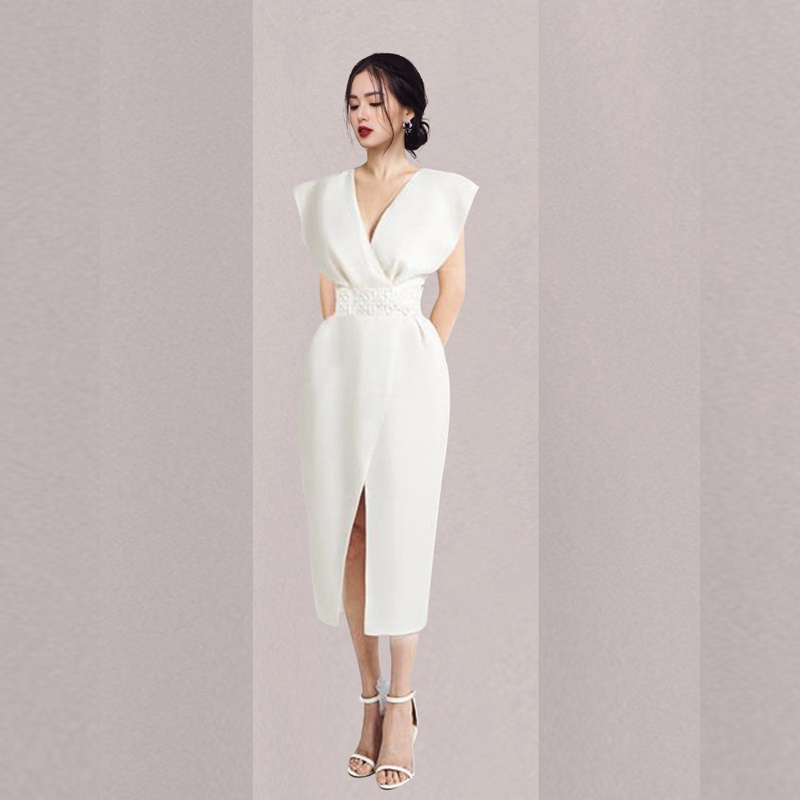 Sleeveless Dress One Piece Dress Korean Dress High Set Dress Women S High End French Elegant Light Mature Dress Usually Wear Temperament Show Thin Birthday Party Dress Shopee Philippines