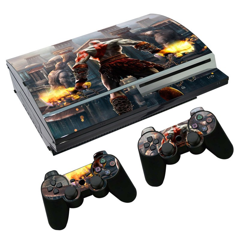 God Of War Skin Sticker Decal For Sony Ps3 Fat Playstation 3 Console And Controllers Sticker Shopee Philippines