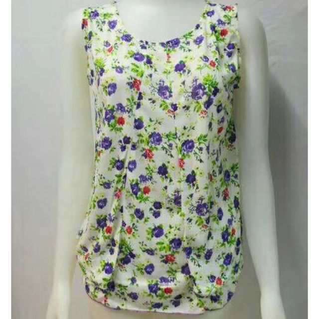 shopee sleeveless blouse