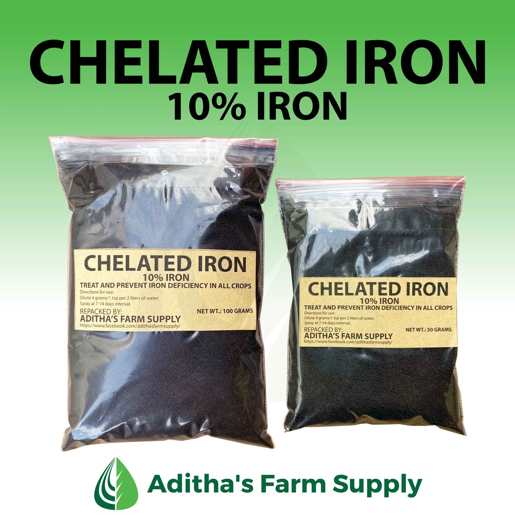 Chelated Iron 10% - Treat and Prevent Iron Deficiency (50 grams/100 ...