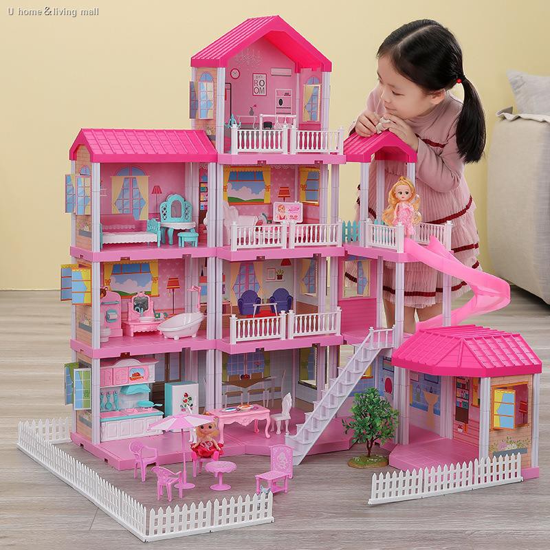 a big barbie house