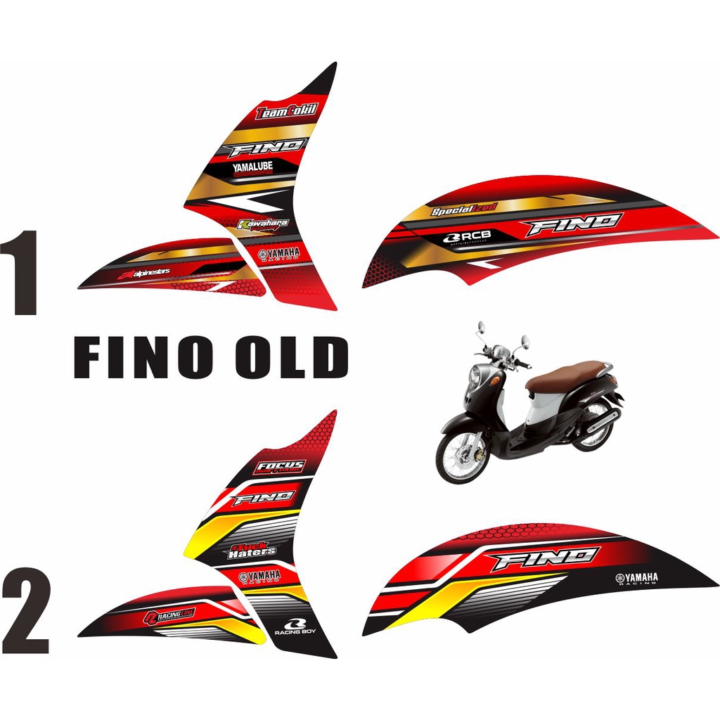 Stickers DECAL Stickers FINO Variations STRIPING YAMAHA MOTOR FINO OLD