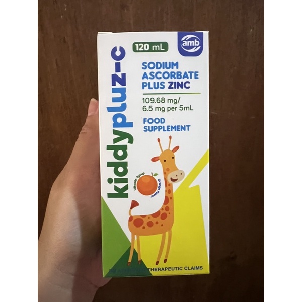 KIDDY PLUZ C , VITAMIN C WITH ZINC FOR KIDS SYRUP Shopee Philippines