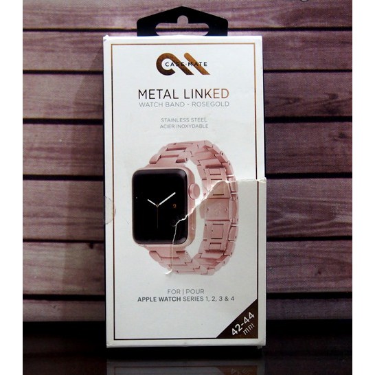 case mate metal linked watch band