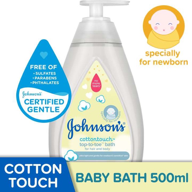 johnson's cotton touch shampoo