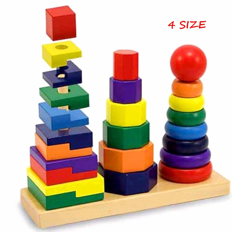 geometric stacking blocks