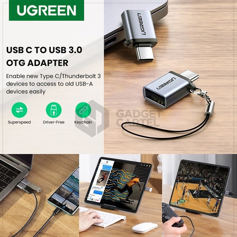 Ugreen 50283 Usb Type C To Usb 3 0 Otg Adapter Converter Connector Shopee Philippines