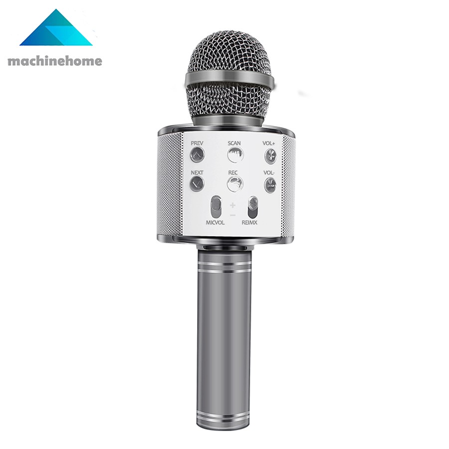 handheld microphone with built in speaker