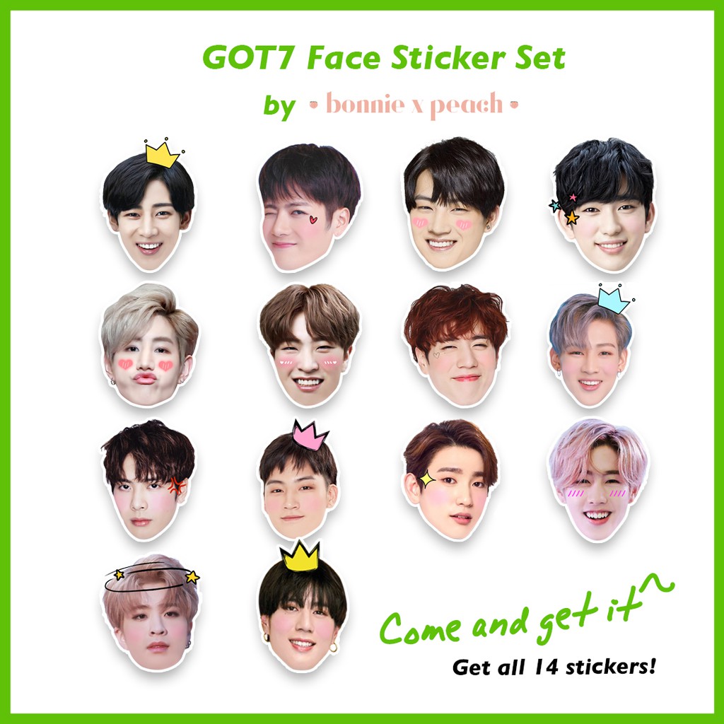got7 face sticker set shopee philippines