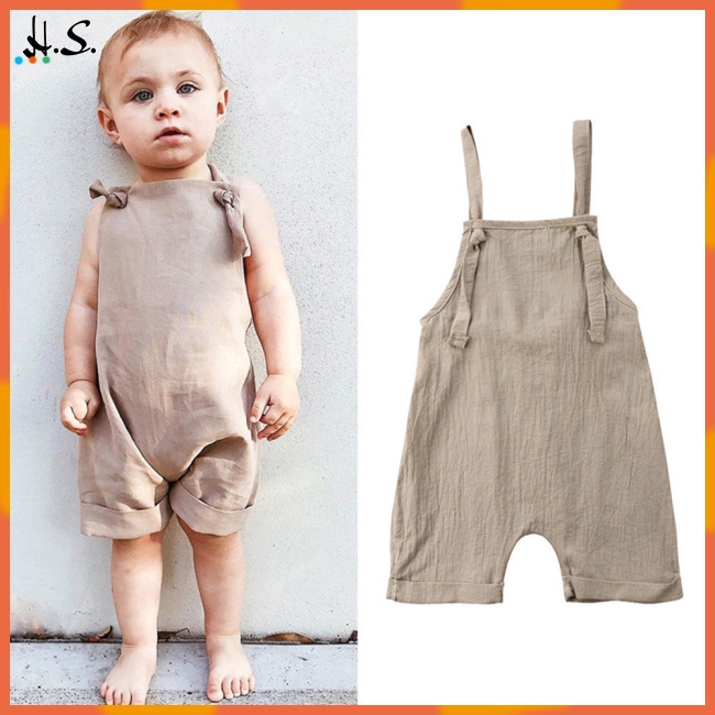 overall shorts baby boy