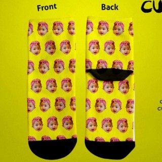 Quarter socks custom facesocks