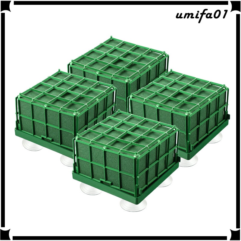 4pcs Floral Foam Cage With And Suction Cup For Wedding 新品本物