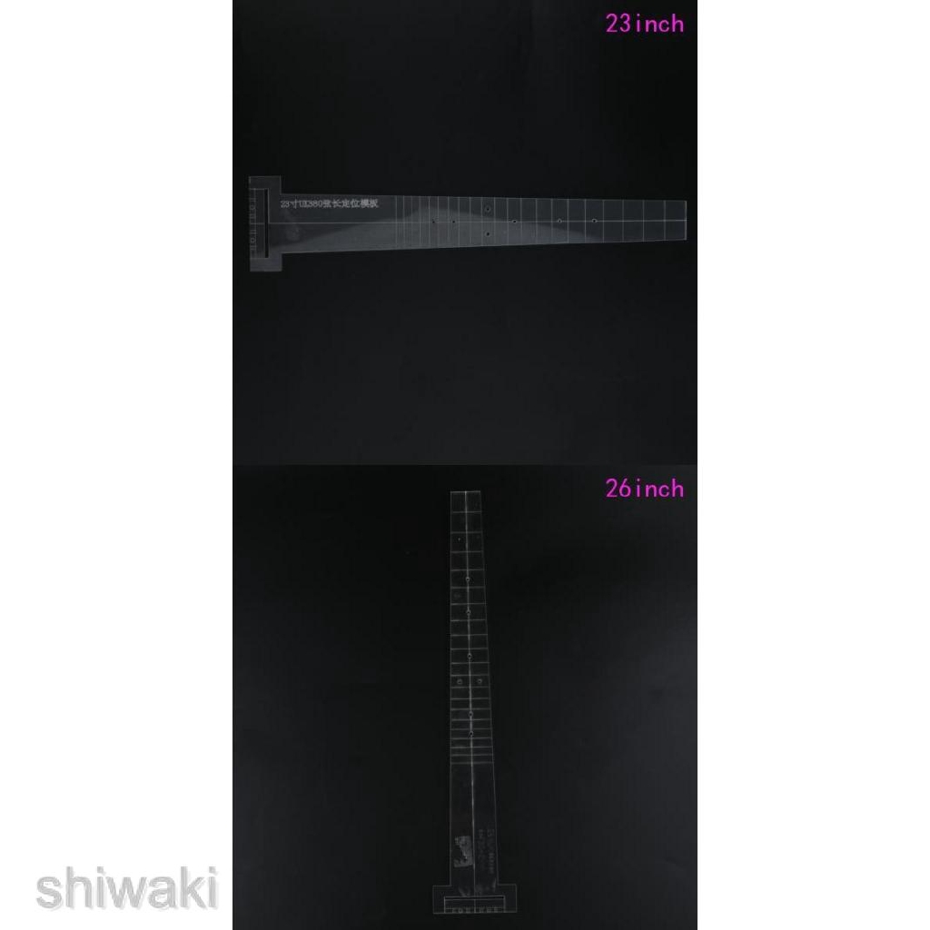 Transparent Marking Template for Guitar Fingerboard Fretboard Bridge Making 23inch as described 