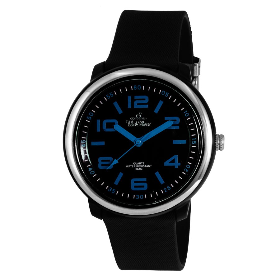 UniSilver TIME Cooledge UniSex Black Analog Rubber Watch UniSilver TIME Cooledge UniSex Black Analog Rubber Watch