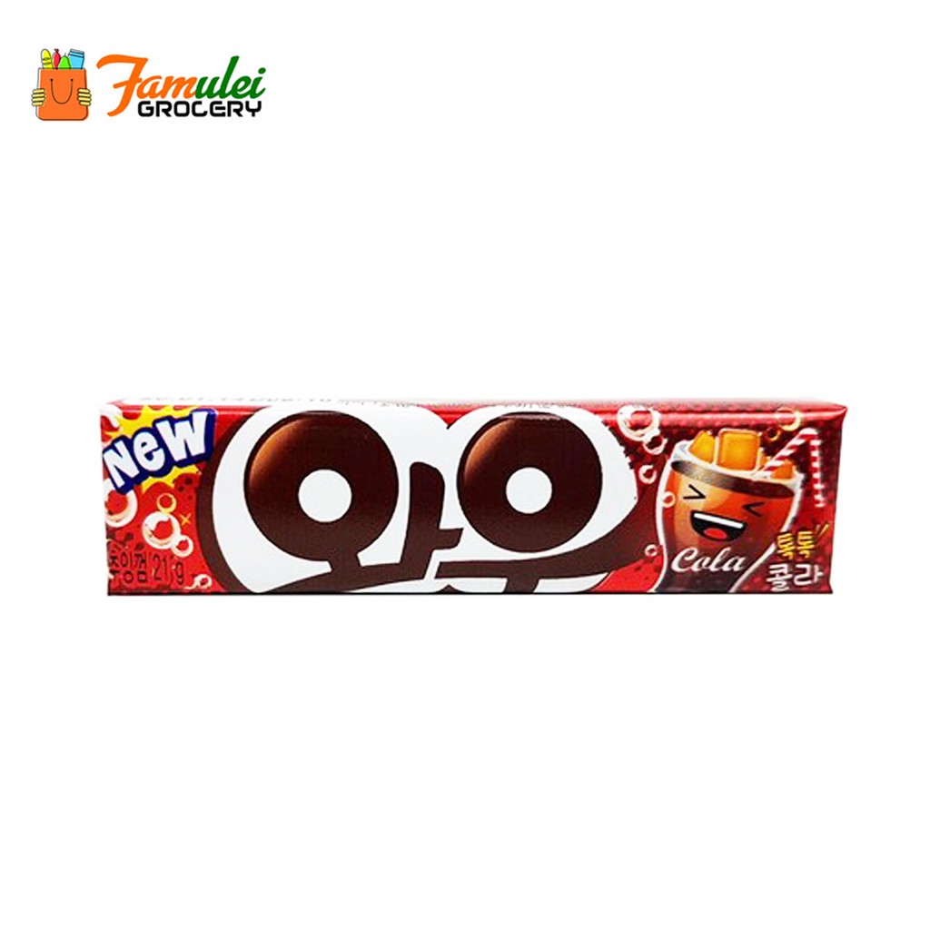 Orion Wow Pung Seon Gum Cola Flavor 21g Shopee Philippines
