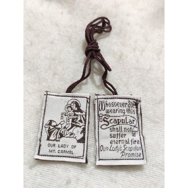 OUR LADY OF MOUNT CARMEL SCAPULAR Shopee Philippines
