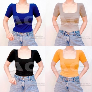 SQUARE NECK ZARA TOP ( fit to MEDIUM up to LARGE SIZE) (by: AC.CLOTHING.PH)