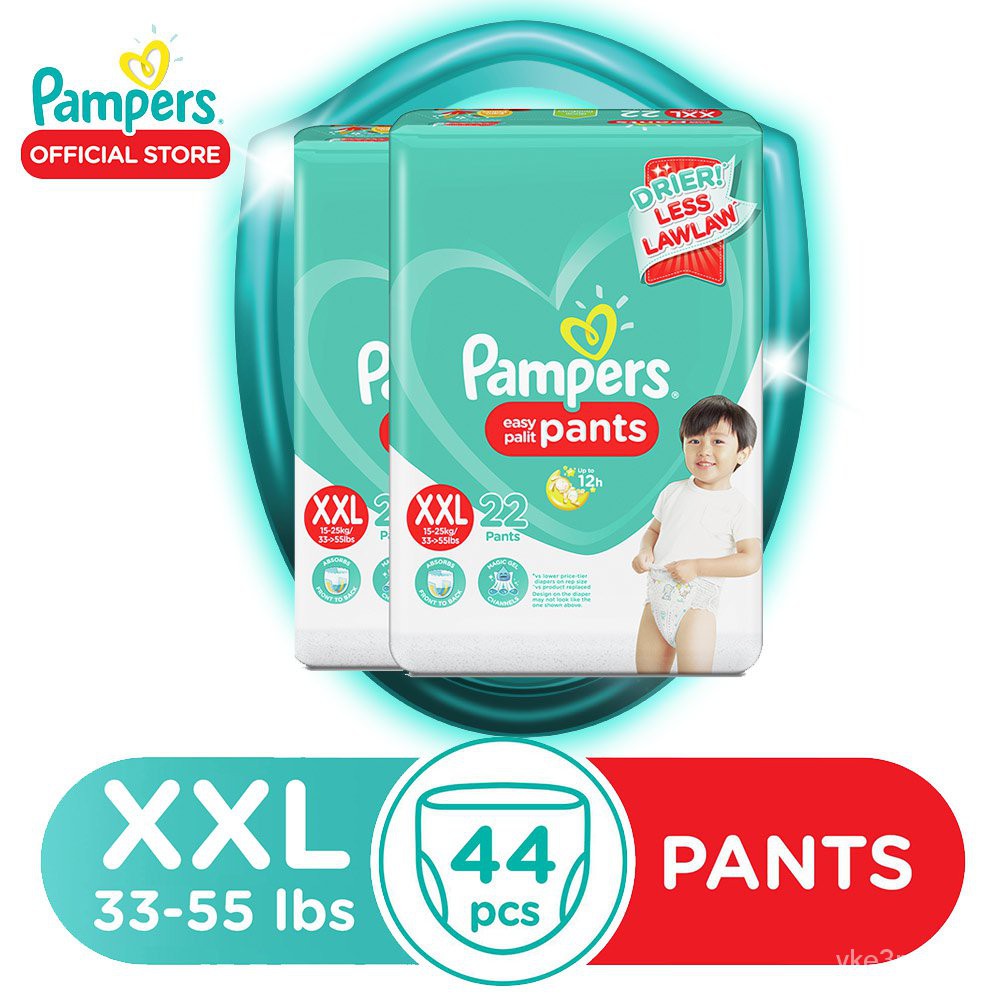 Pampers Large Size Diapers Pants (64 Count) And Pampers Fresh Clean