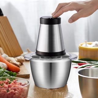 Meat grinder vegetable grinder electric meat grinder large mixer 2L household cooking machine 200W