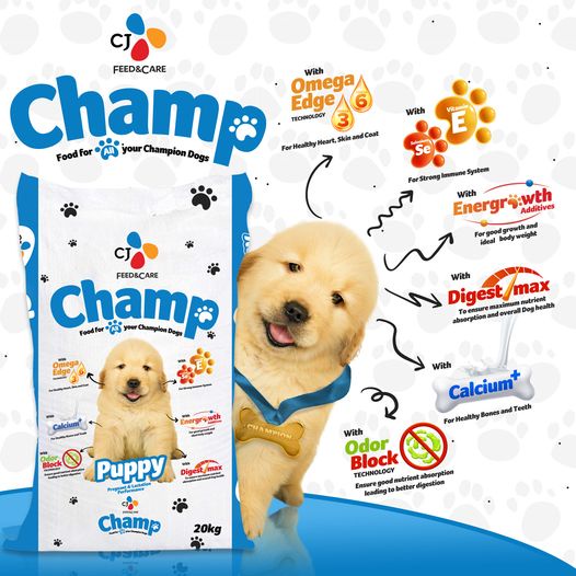 CJ Champ Puppy Dog Food 1kg. (Repacked) Shopee Philippines