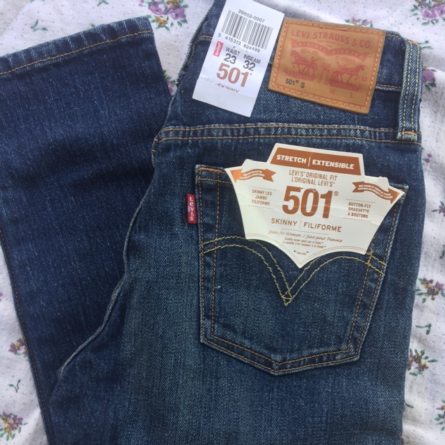 levi's 501 skinny filiforme stretch extensible