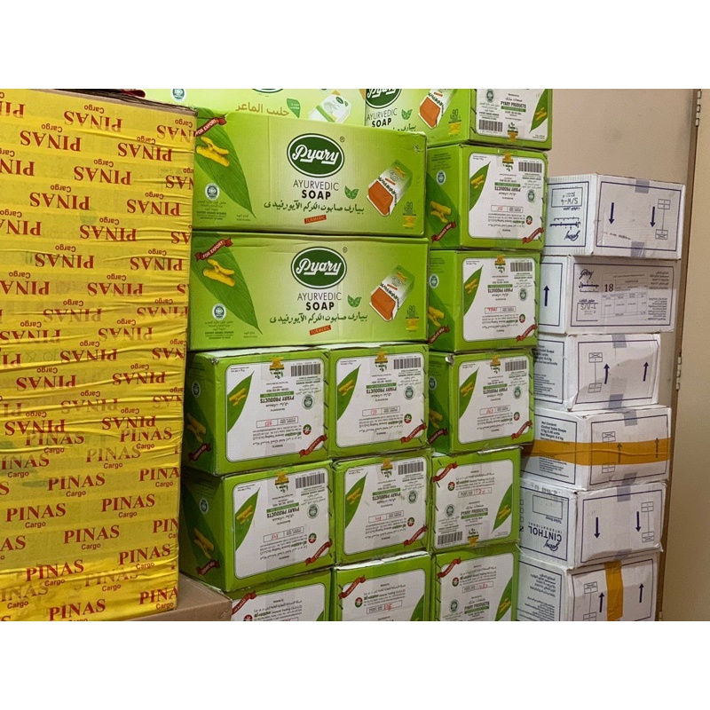 Original Pyary Turmeric Soap 75g 1 box/144pcs (MBEAU SAVON) Shopee