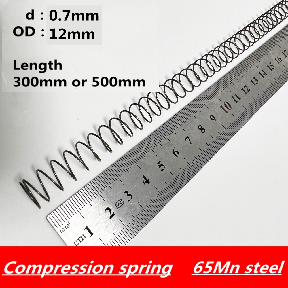 0.4mm Wired Diameter Spring Steel Compression Spring 3/4/5/6/7/8/9/10/11/12mm OD 