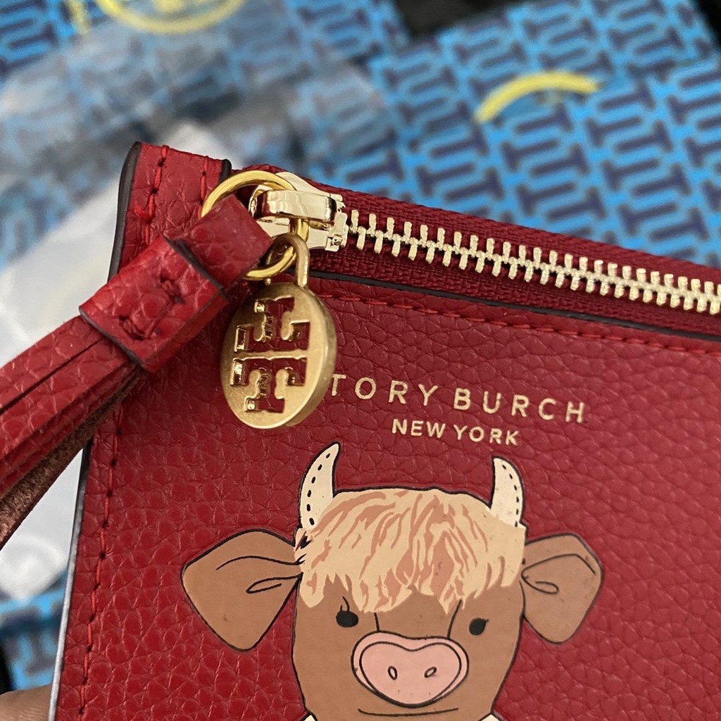 ∈✱☾2021 Tory Burch card holder/card wallet / coin pouch ox Print Year of  the Ox (with box) | Shopee Philippines