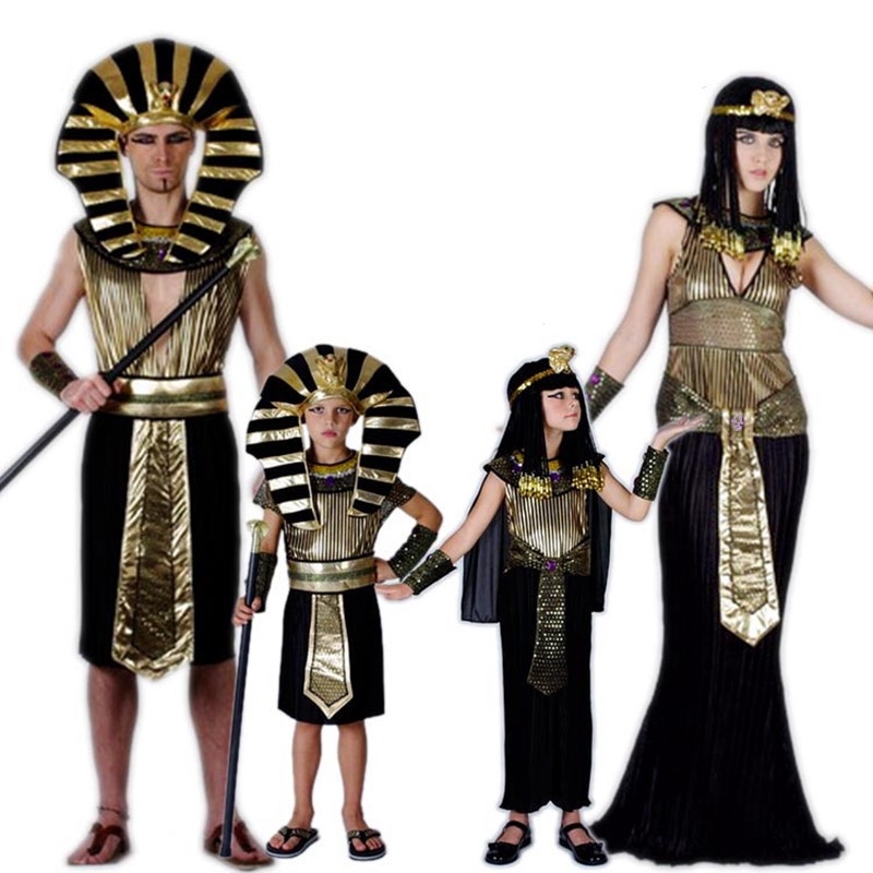 Egyptian Halloween Egyptian Pharao United Nation Costume With Accessories Shopee Philippines