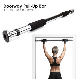 Stainless Chin Up Pull Up Bar Home Doorway Fitness Trainer