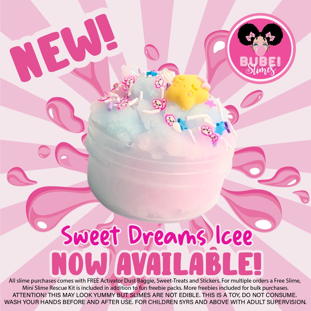 Slime Sweet Dreams Icee Inspired Gourmet Slime Handcrafted With Love By Bubei Slimes Shopee 0582