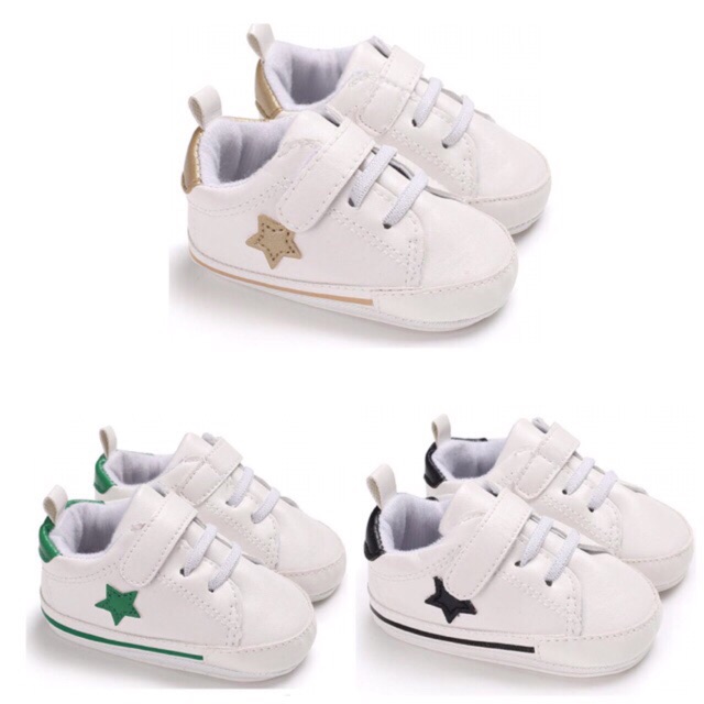 baby boy white walking shoes