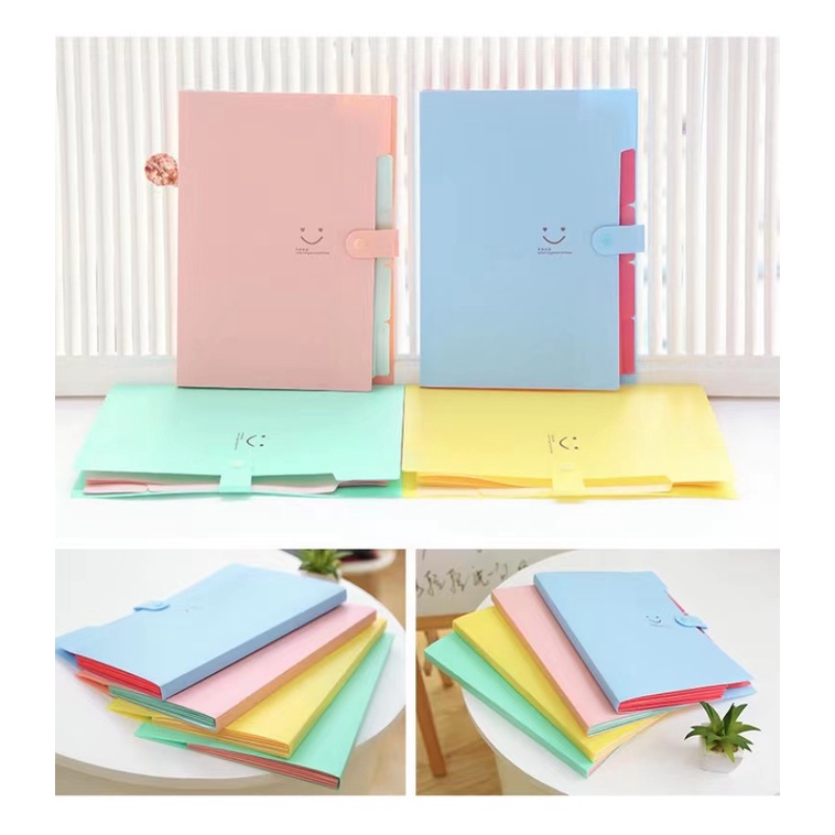 Plastic Expanding File Folders Fine A4-Paper Expanding File Folder 5 ...