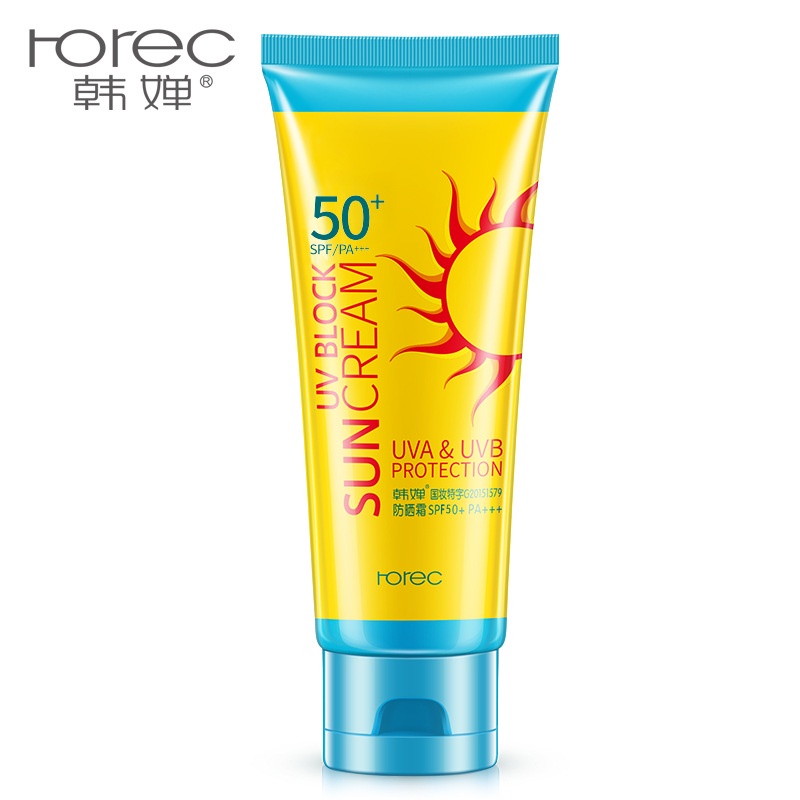 Horec UV Block SPF 50 PA+++ Facial Body Sunscreen UVA UVB Sun Cream