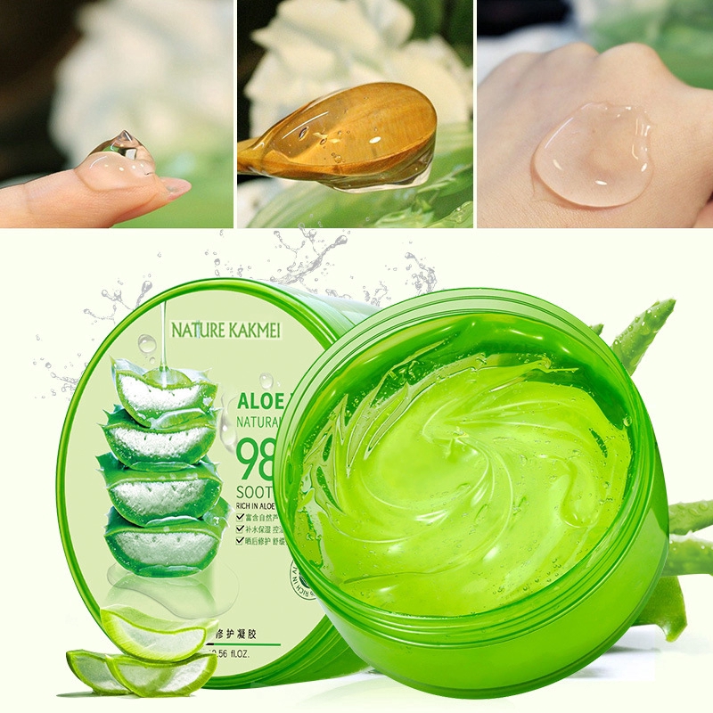 aloe vera gel moisturizing skin care